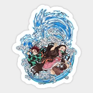 Water Breathing Dragon Sticker